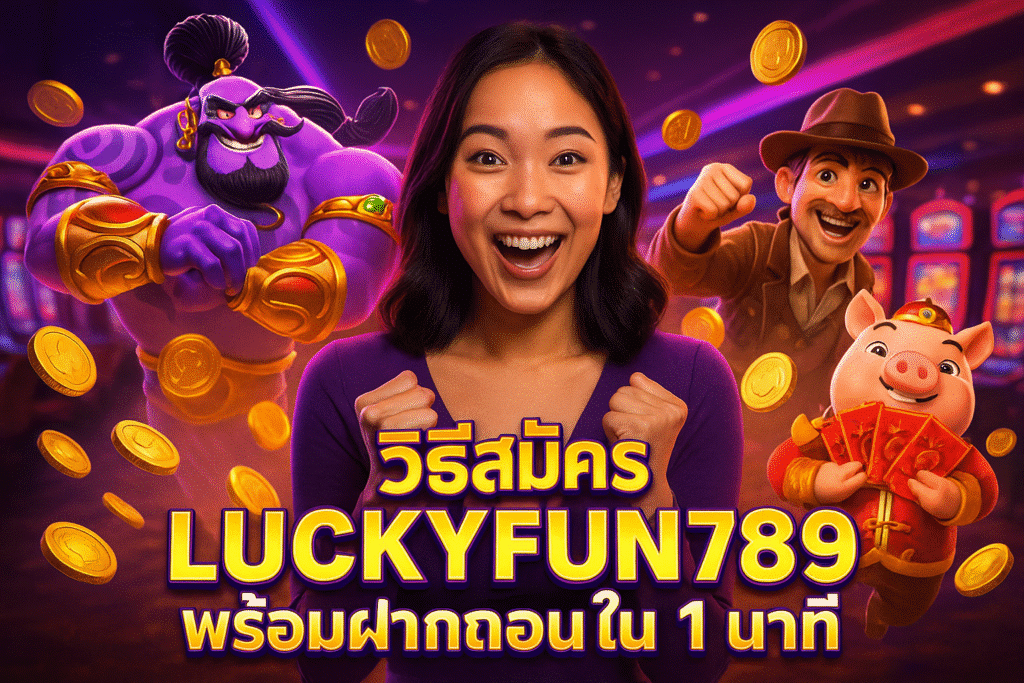 วิธีสมัคร LUCKYFUN789 พร้อมฝากถอนใน 1 นาที