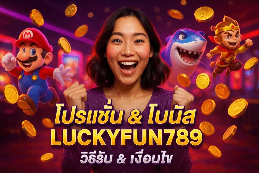 โปรโมชั่น & โบนัส LUCKYFUN789 วิธีรับ & เงื่อนไข