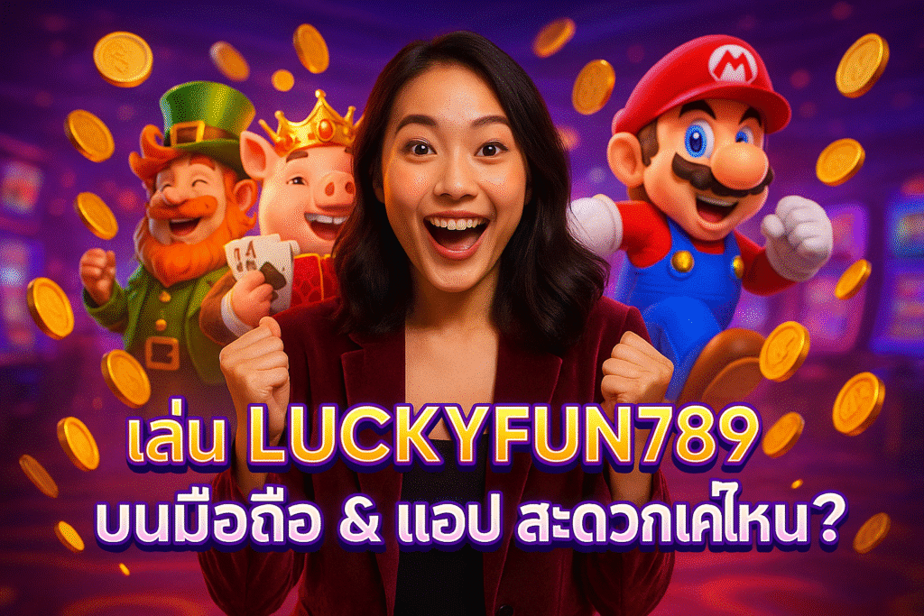 เล่น LUCKYFUN789 บนมือถือ & แอป สะดวกแค่ไหน?