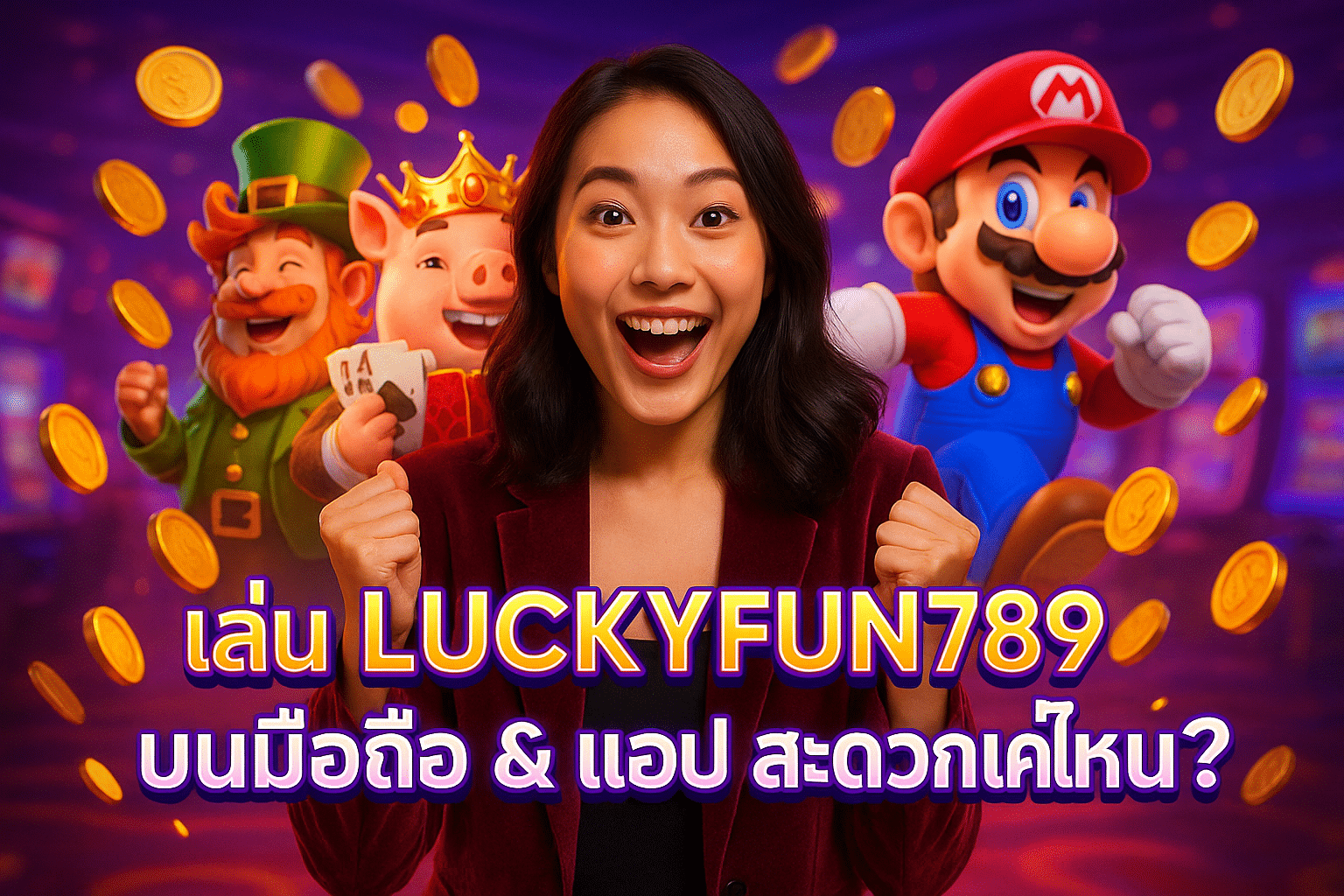 เล่น LUCKYFUN789 บนมือถือ & แอป สะดวกแค่ไหน?