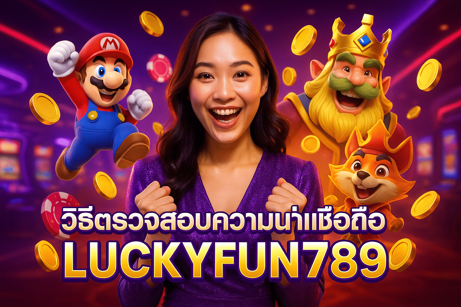 วิธีตรวจสอบความน่าเชื่อถือ LUCKYFUN789