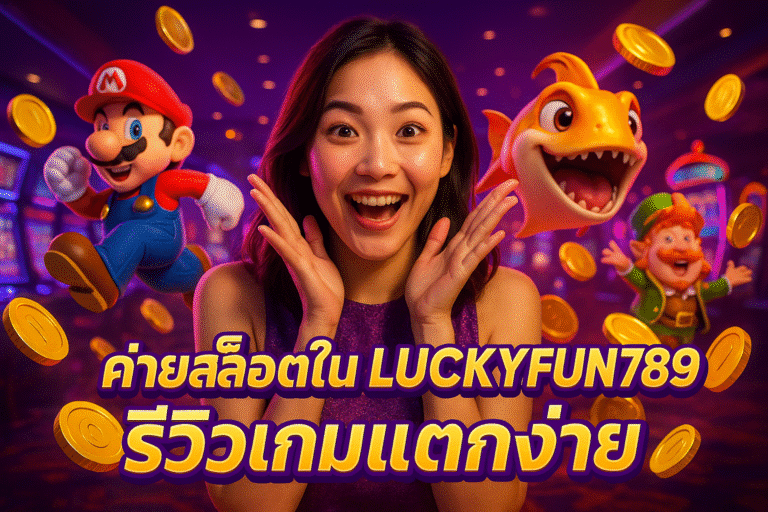 ค่ายสล็อตใน LUCKYFUN789 รีวิวเกมแตกง่าย