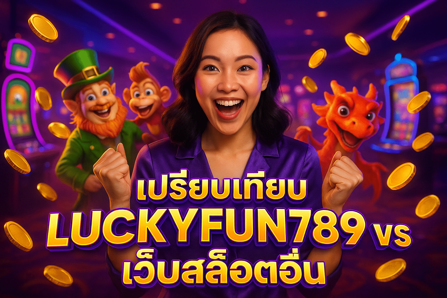 เปรียบเทียบ LUCKYFUN789 vs เว็บสล็อตอื่น